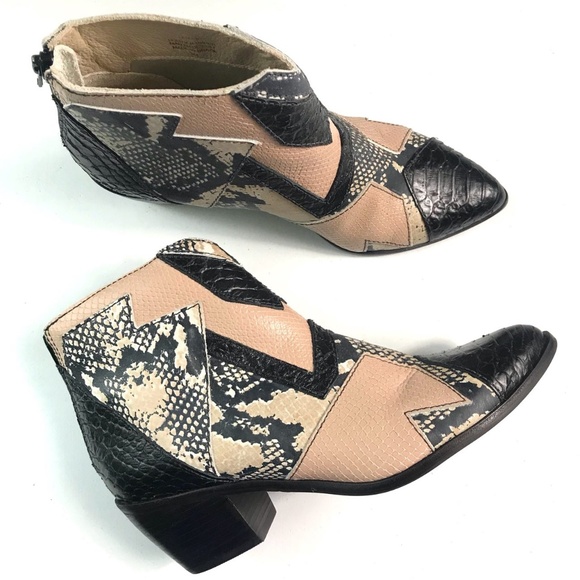 Matisse Shoes - Matisse Last Call Patchwork Booties Size 8M NEW